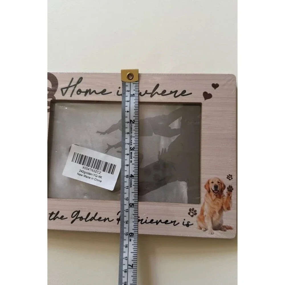 Golden Retriever Dog Picture Frame Pet Photo Holder Dog Mom Lover Gift Decor